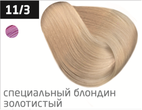 OLLIN color 11/3 специальный блондин золотистый 60мл перманентная крем-краска для волос