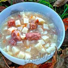 Картофель томлёный с мясом 'Фермер', готовое блюдо