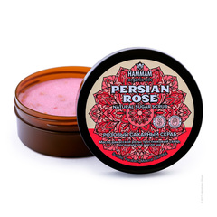 Персидский натуральный розовый сахарный скраб Persian Rose серии «Hammam organic oils»