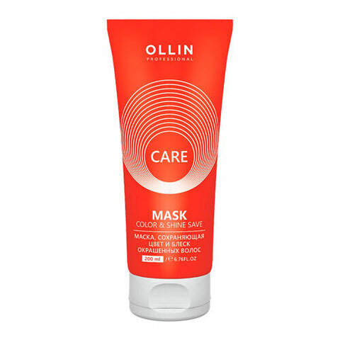 OLLIN Care Color & Shine Save Mask - Маска, сохраняющая цвет и блеск окрашенных волос