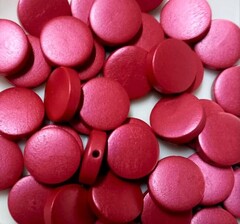 Бусины пришивные дерево, р. 15 мм