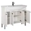 Aquanet 182630 Компл.1 - Тумба Честер 105 цв.белый/патина серебро (182630)
