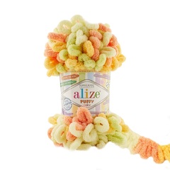 Пряжа Alize Puffy Color цвет 6313