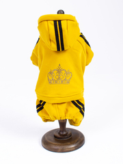 Royal Dog спортивный костюм горчица стразы XL