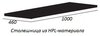 Cezares CADRO-100-MENS-NERO Вставка в дно металлического каркаса под раковину, Nero, 957x417