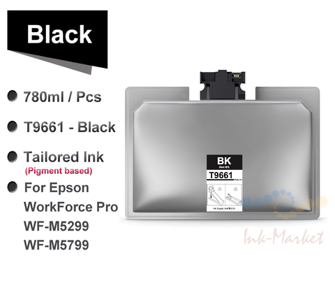 Контейнер с чернилами T9661Bk XXL для Epson WorkForce WF-M5299DW, WF-M5799DWF