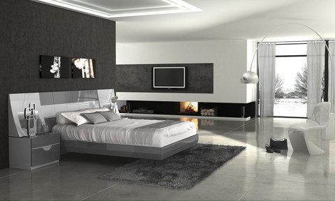 Кровать Fenicia Mobiliario 505 MARBELLA-Gris