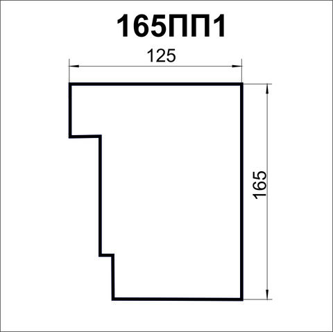 Подоконник из пенопласта чертёж профиля