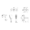 Lemark LM4934CW Смеситель Melange для ванны (LM4934CW)