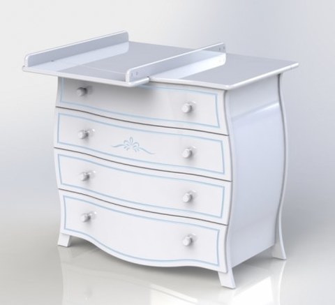 Комод Гандылян Лола КО-2012-4 белый