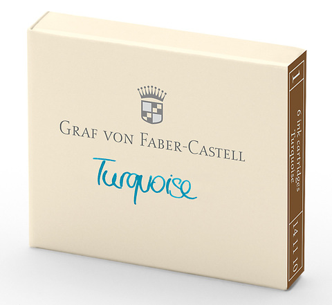 Картриджи с чернилами Graf von Faber-Castell Turquoise (141110)