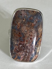 Яшма ПР (кольцо из серебра)