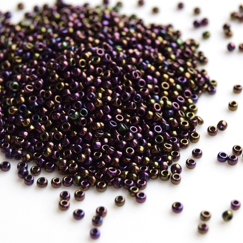 Бисер Тохо круглый 15/0 0085 фиолетовый ирис