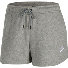 Женские теннисные шорты Nike Sportswear Essential Short French Terry W - dark grey heather/white