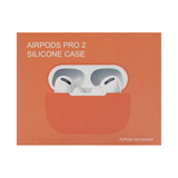 Силиконовый чехол со шнурком для Airpods Pro 2  Silicone Case (Оранжевый)