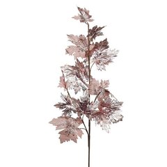 Ветка кленовая 96см Goodwill Maple Leaf Pinecone Stem розовая