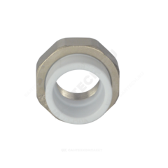 Муфта PP-R комбинированная разъемная белая Дн 20х1/2" ВР усиленная VALFEX 10155015У