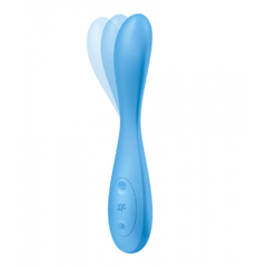 Мульти вибратор Satisfyer G-Spot Flex 4+ голубой Connect App