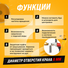 Дрель алмазного сверления (бурения) Ken 6110b / Кен 6110б