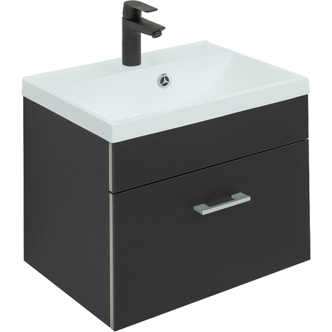 Aquanet 272430 Тумба Верона 50 цв.черный матовый (272430)