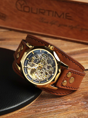 Часы скелетоны женские механические Centuria YOURTIME