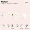 Настенный светильник Maytoni Dallas MOD547WL-09BS