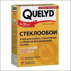 Клей для обоев QUELYD СТЕКЛООБОИ (Прозрачный)