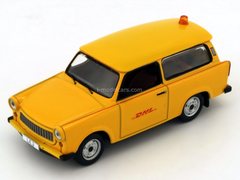 Trabant 601 Follow Me DHL HUB Leipzig 2001 yellow IST190 IST Models 1:43