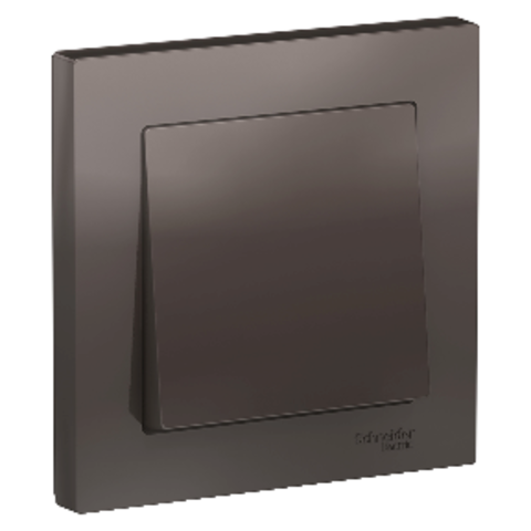 Выключатель одноклавишный, 10АХ, в сборе. Цвет Мокко. Schneider Electric AtlasDesign. ATN000612