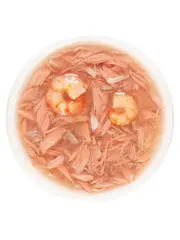 Деревенские лакомства консервы для кошек «Суп из тунца с креветками и крабом», пауч 35г*4шт