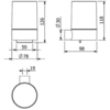 Kludi 5897639 Kludi 58 976 39 VELA R дозатор жидкого мыла черный матовый