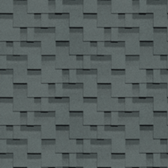 Гибкая черепица Docke PIE STANDARD/ ТЕТРИС/ Серый