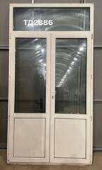 Дверь Пластиковая Б/У 270(в) х 144(ш) Штульповая (Балконный блок)