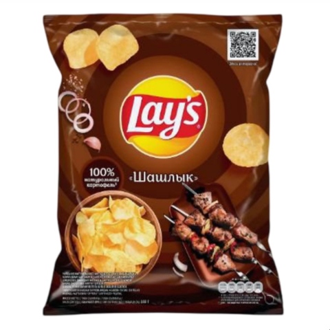 Чипсы LAYS 140гр шашлык