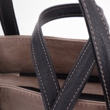 Сумка Саломея 166 македония тауп + черный