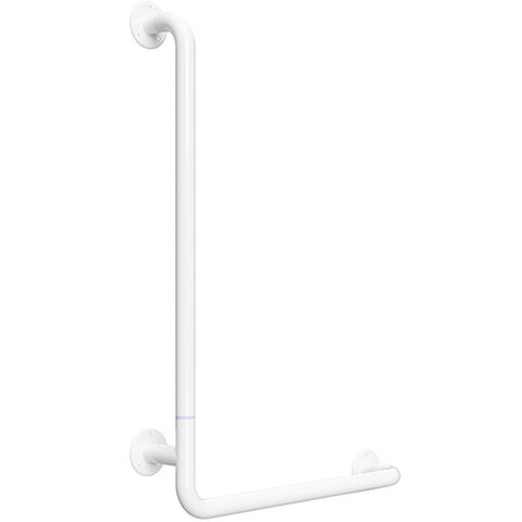 Bemeta 301154043 HELP: Поручень левосторонный с крышками, белый