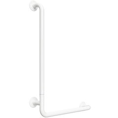 Bemeta 301154043 HELP: Поручень левосторонный с крышками, белый фото