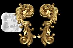 Силиконовый молд № 1967 Набор вензелей