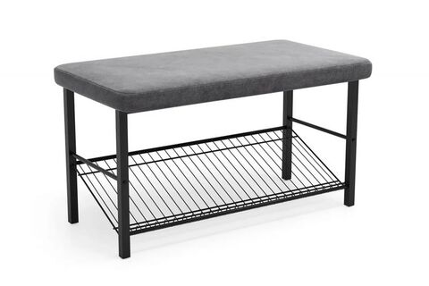 обувница КРИСТАЛЛ (черный/серый)