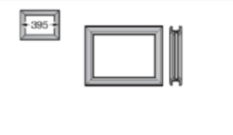 Внутренняя рама с остеклением 425мм.