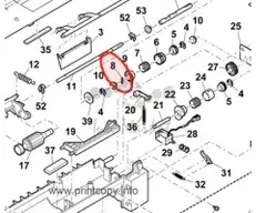 Штифт оригинал для Sharp AR205 XPSSJ20-07000
