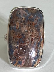Яшма ПР (кольцо из серебра)