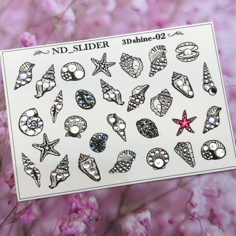 Слайдер-дизайн Nail Design 3D shine-02