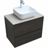 Aquanet 287895 Компл.2 - Тумба Nova Lite 75 2 ящ. цв. дуб черный (287895)