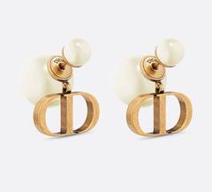 67542- Серьги-пусеты (диорки) DIOR TRIBALES с подвесками