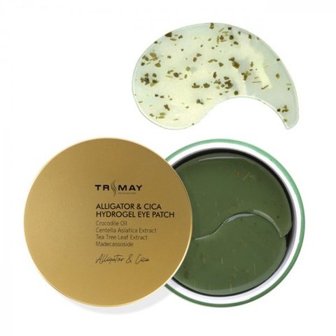 Патчи для век с маслом крокодила и центеллой Trimay Alligator & CICA Hydrogel Eye Patch