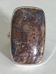 Яшма ПР (кольцо из серебра)