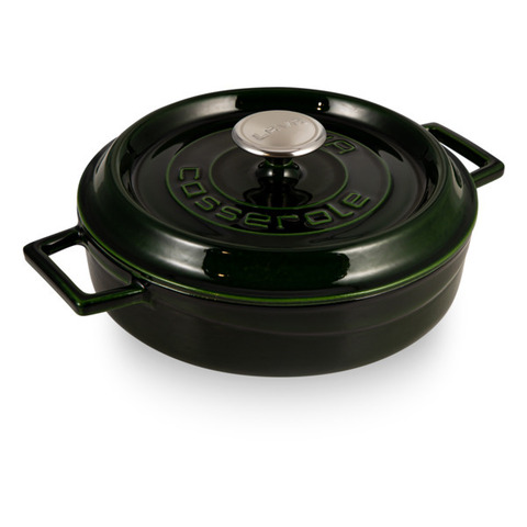 Кастрюля с крышкой LAVA 24см 2.5л зеленая