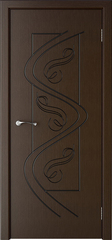 Межкомнатная дверь Вега глухая / Цвет Венге / Двери Верда