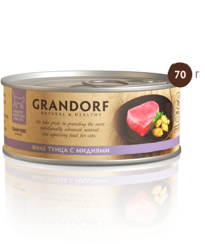 Консервы Grandorf Tuna with Mussel in Broth